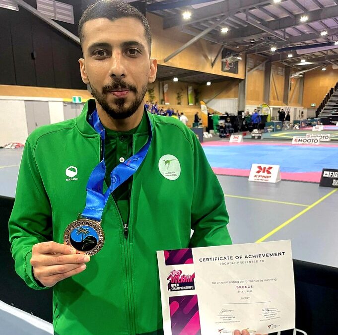 ال تريك يكتب التاريخ ويحصد أول ميدالية في (بارا) التايكوندو