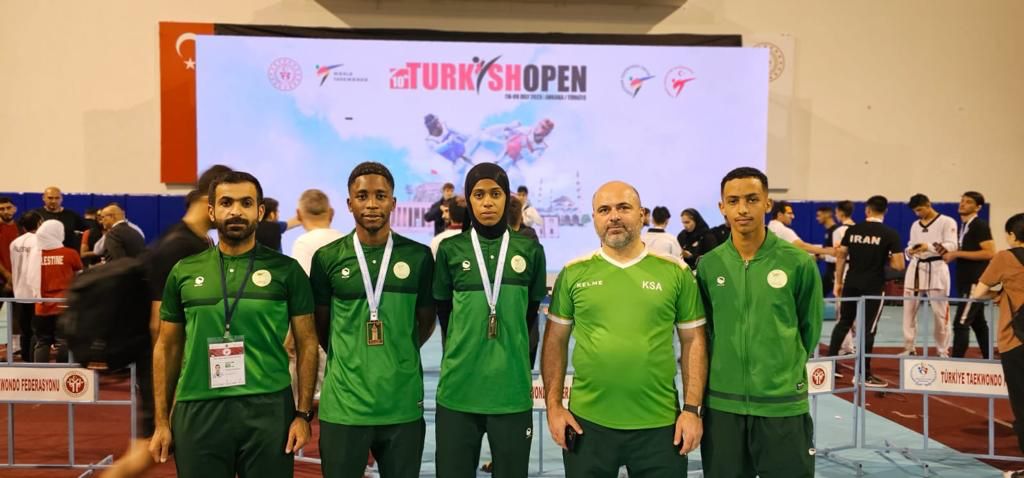 فضية وبرونزية في دولية تركيا للتايكوندو السعودي