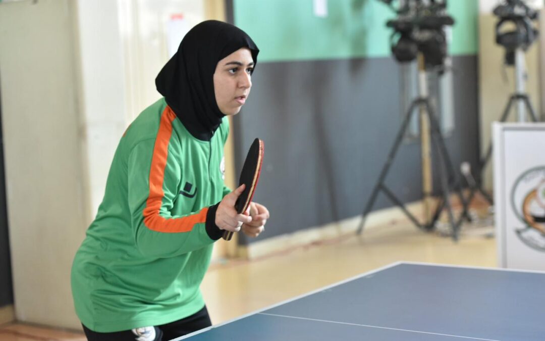 في نور سنابس ..الفتيات  يتنافسن على  الألعاب الرياضة   وتنس الطاولة الأشهر
