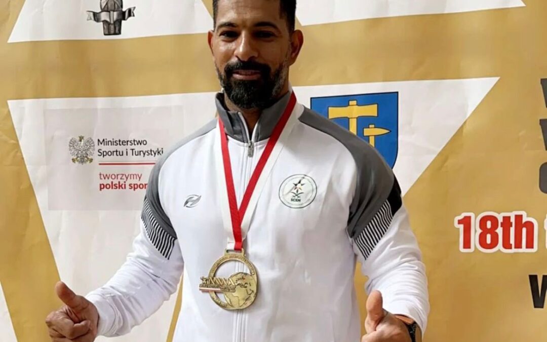 “آل قيصوم ” يرفع راية الوطن في بطولة العالم للأساتذة