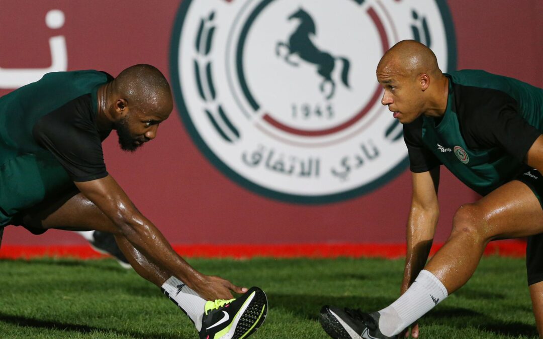 الاتفاق يستأنف تدريباته للحزم في الدمام ، ويجري تدريبه الأخير في البحرين قبل المغادرة للرس