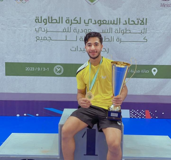 في أول مشاركة له مع نادي السلام ..القصاب يظفر بالذهب