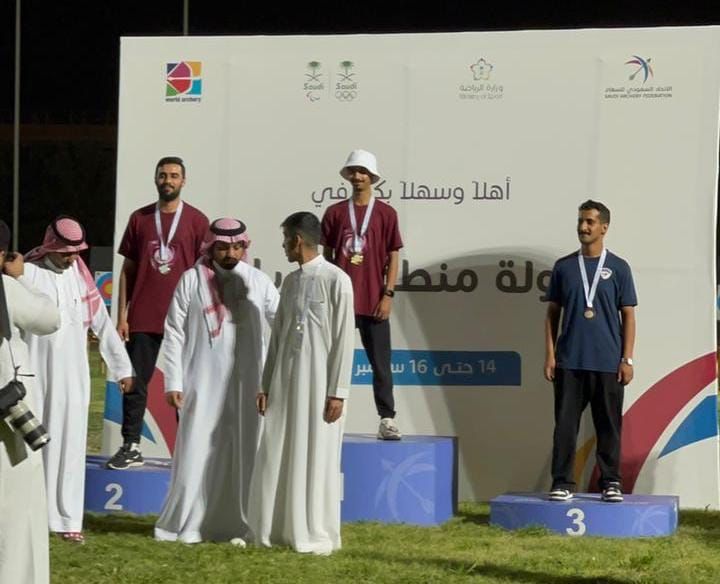 فريق سهام الدرعية يفوز بذهبية وفضية القوس الأولمبي 18 متر في بطولةالرياض