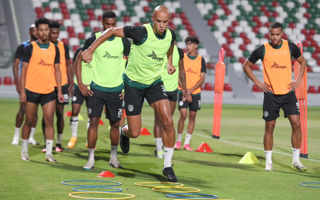 الاتفاق يجري تدريبه الأخير تحضيراً لمواجهة الطائي