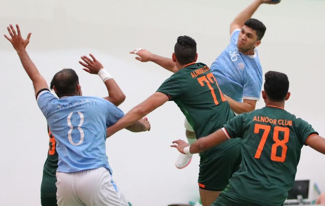 النور والخليج ومضر يستمرون بحصد العلامة الكاملة في ممتاز شباب اليد