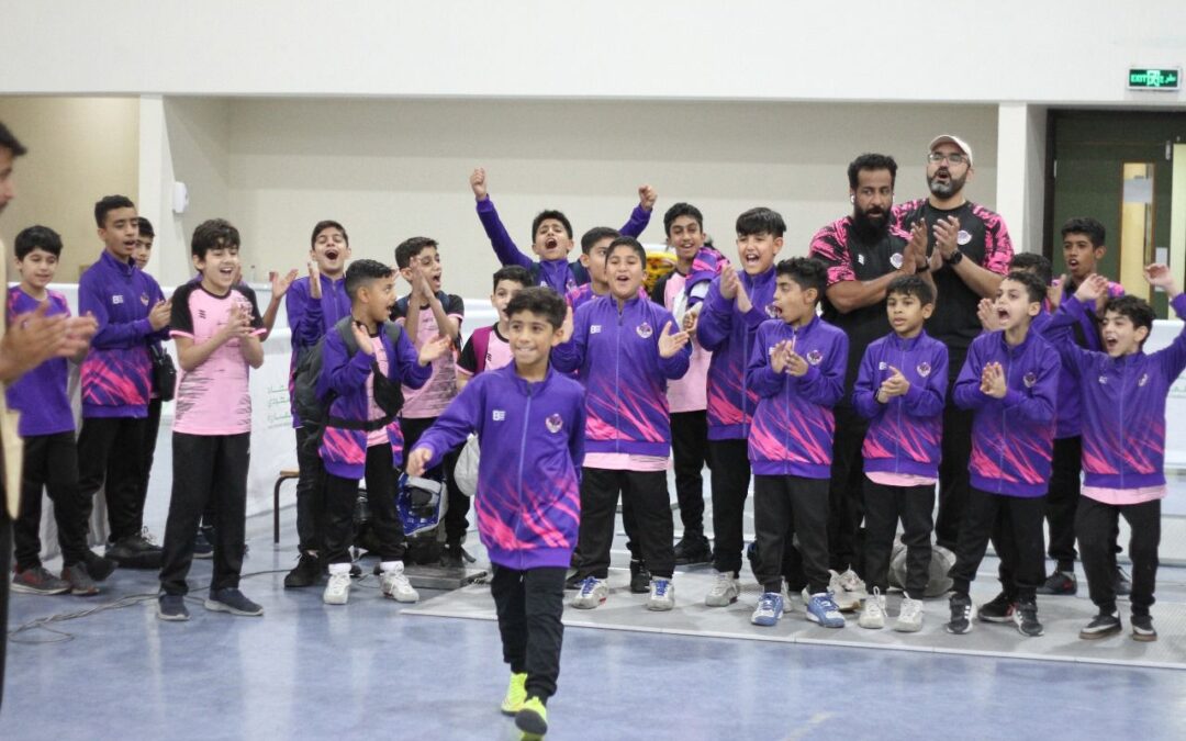 حققوا (8) ميداليات ملونة في الجولة الفضية للمبارزة تحت (11) سنة .. وأنهوا قطيعة استمرت لما يقارب الـ (20) عاما مع سلاح الشيش..  مقاتلو الهدى يسيطرون على ” ذهب المملكة “