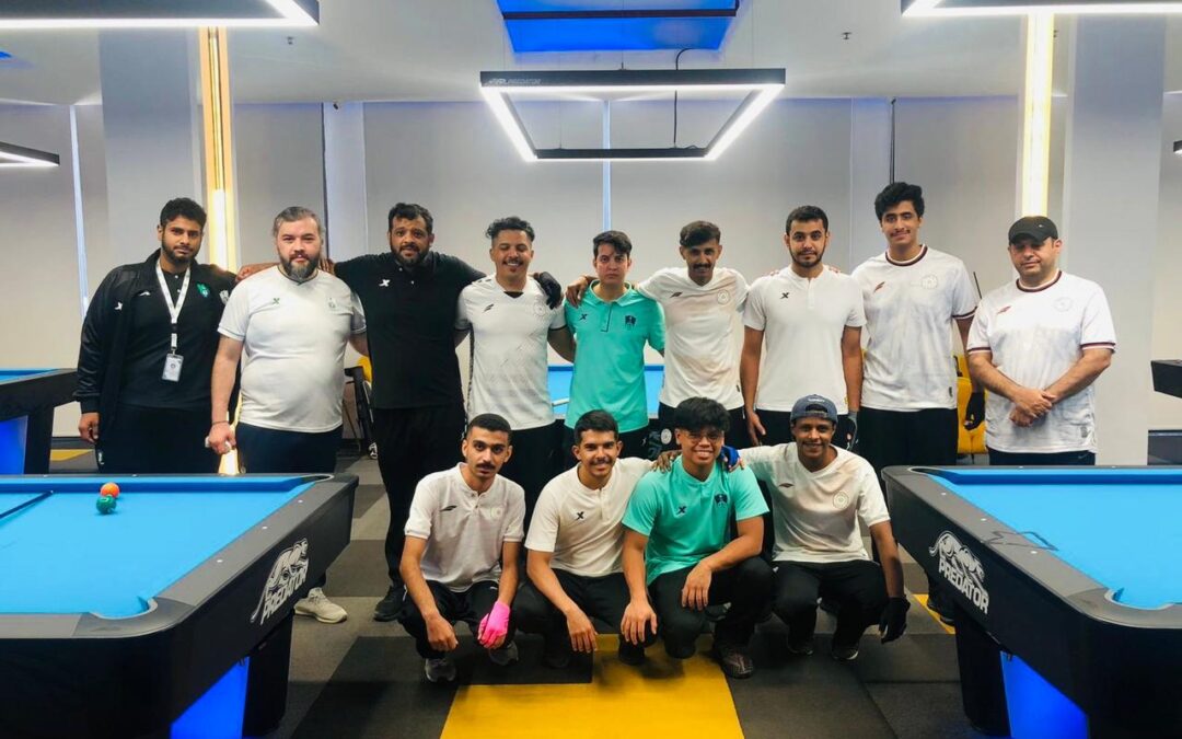 في ختام دوري المجموعات لدوري الدرجة الأولى..تأهل الصقور والوحدة وقفار والفرع الى نهائيات دوري البلياردو للدرجة الاولى 