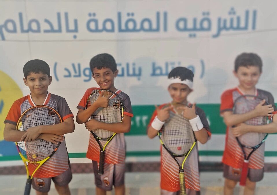 نادي الثقبة يحقق المركز الاول والثاني في بطولة المناطق للتنس الارضي