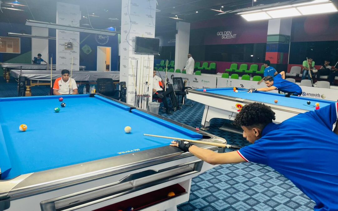 الفتح ومضر والوحدة يتنافسون على لقب بطل دوري الناشئين للبلياردو