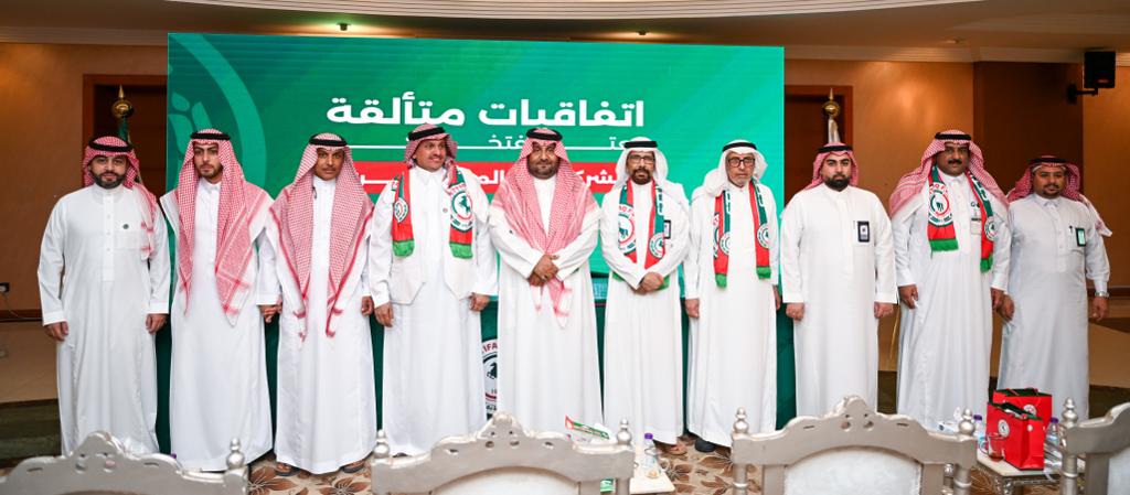 نادي الاتفاق يوقع عددًا من عقود الشراكات المجتمعية