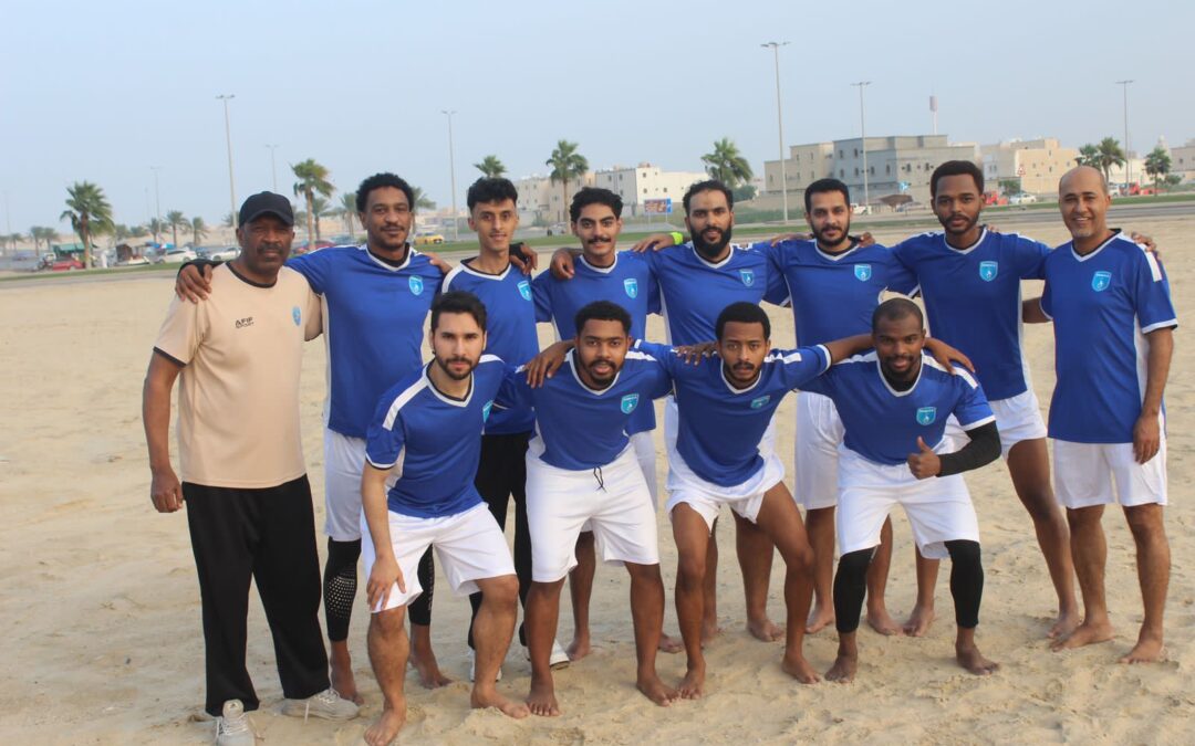 فريق نادي الدمام السعودي يشارك في البطولة الشاطئية بالرياض
