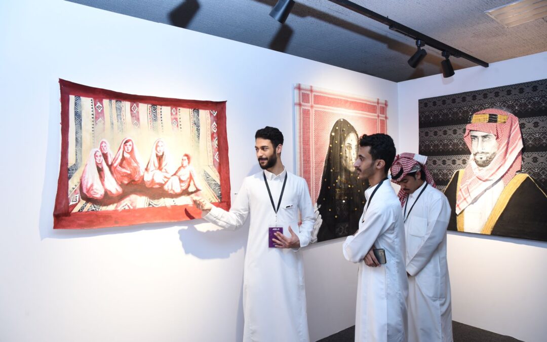 الثنيان : صرح يحاكي الفنون العالمية ..عروض الليزر تنعش فعالية تبابن