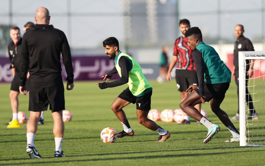 الاتفاق يجري  تدريبه الرئيسي لمواجهة الأخدود