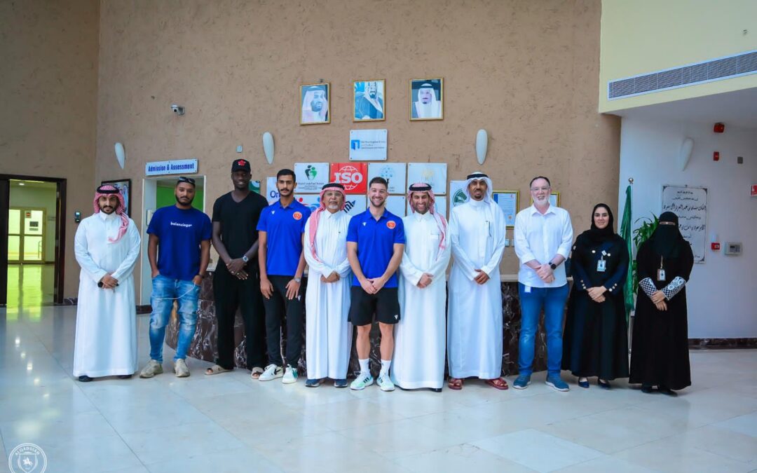 القادسية يزور مركز شمعة التوحد للتأهيل