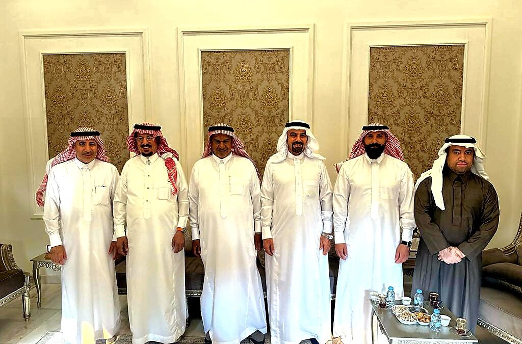 رئيس فريق الريان بالأحساء السيد عدنان الحسن في ضيافة رجل الاعمال حسن السلمان