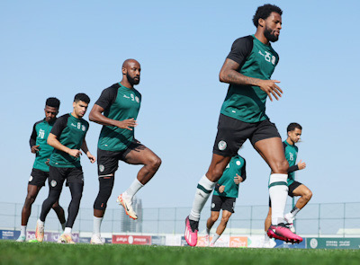 انتظام الغامدي في التدريب الرئيسي استعداداً للحزم