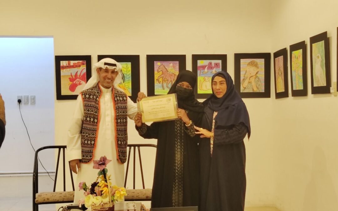 بتشريف خاص من الفنان الكبير عبد العظيم الضامن ..انطلاق معرض مسابقة اللون والكلمة