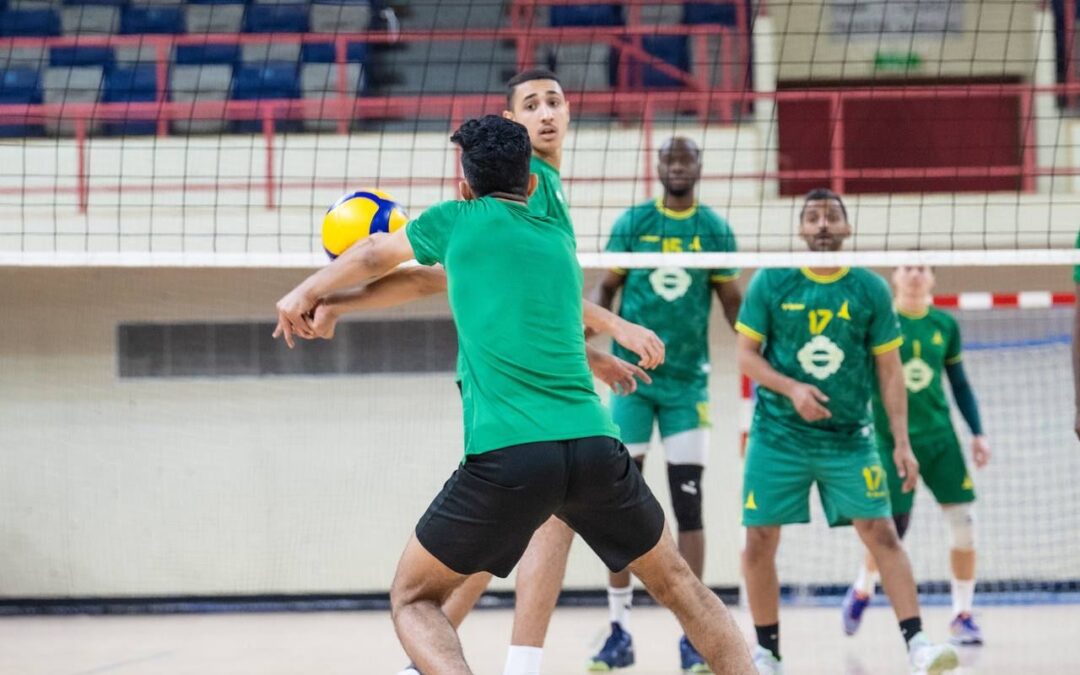 اخضر الطائرة يواصل تدريباته استعداداً للاسيوية