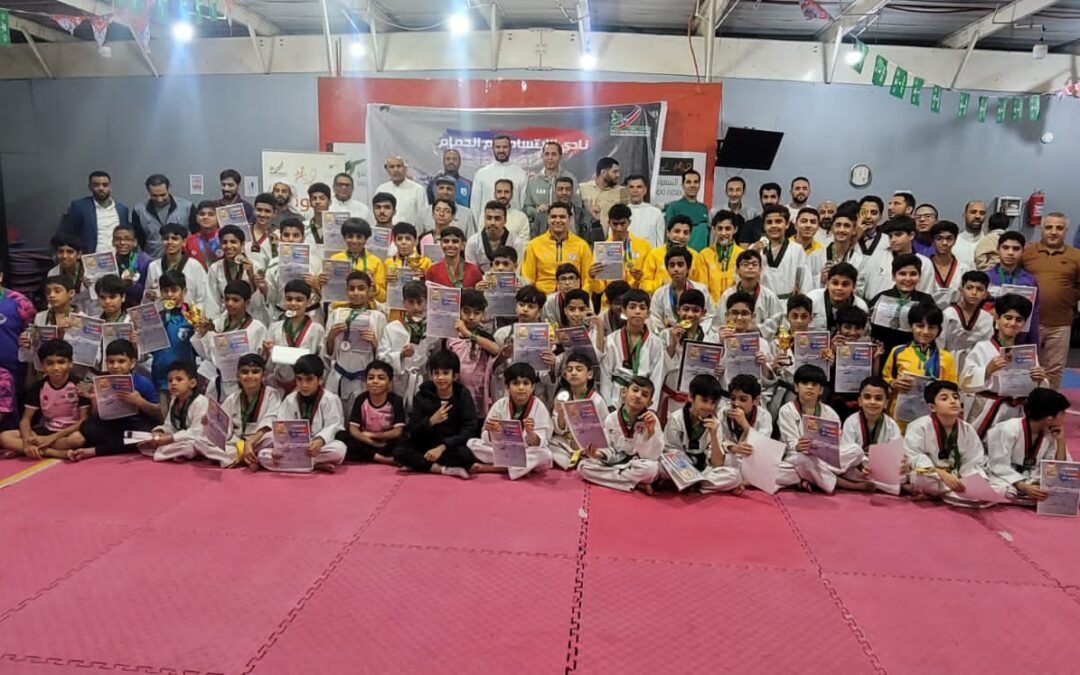 ختام اللقاء الودي بين  أندية القطيف للتايكوندو  بنادي الابتسام