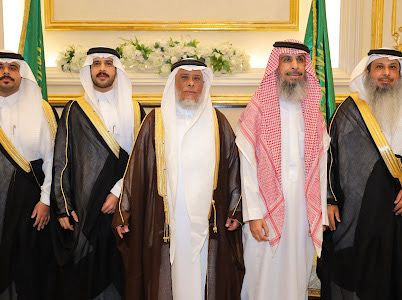 أبناء الشيخ جمعان بن عمر آل عجاج النهدي يحتفلون بزواج الشاب عبدالله والشاب عمر