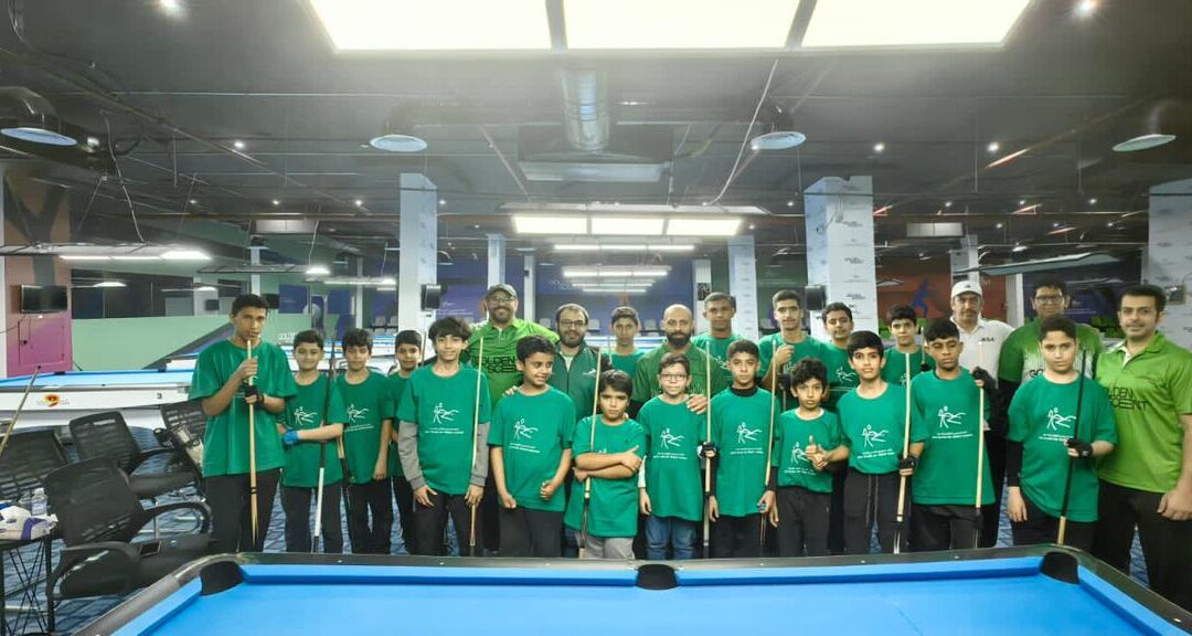ختام معسكر براعم اخضر البلياردو