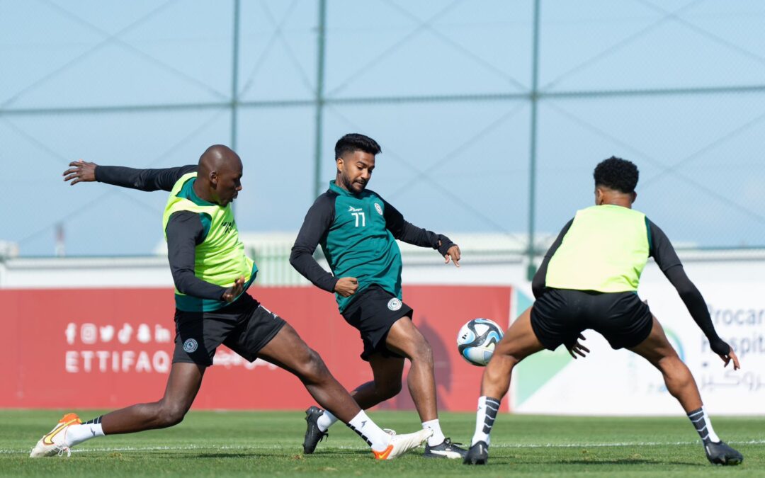 تدريب استرجاعي للاعبين الذين خاضوا أغلب فترات ودية الحزم