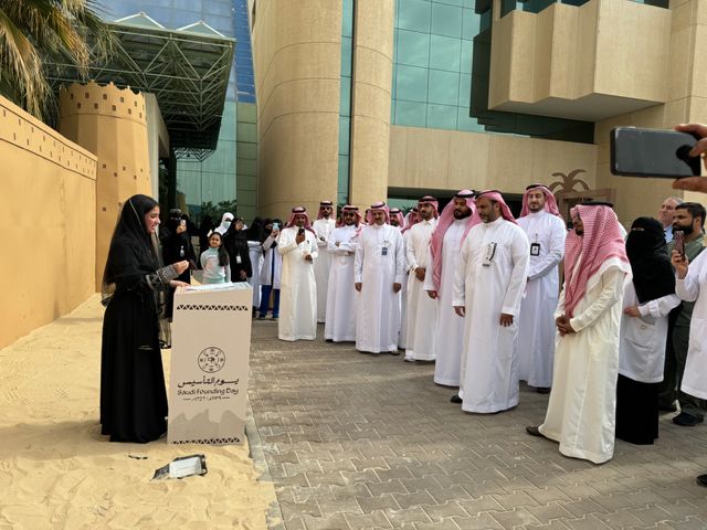 شهدت مشاركة واسعة من داخل وخارج المستشفى   ولادة الدمام يجسد تاريخ الوطن من خلال 14 ركن في ذكرى يوم التأسيس