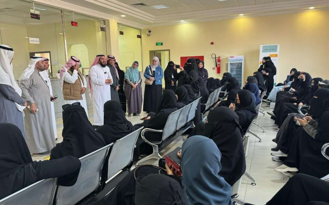 طالبات قسم الاجتماع بجامعة الامام عبدالرحمن بن فيصل في زيارة ميدانية لمكتب ضمان الدمام