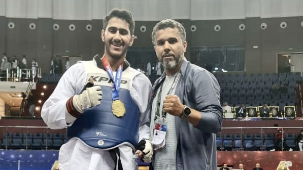 أحمد الحسن يحرز ذهبية العرب في التايكوندو