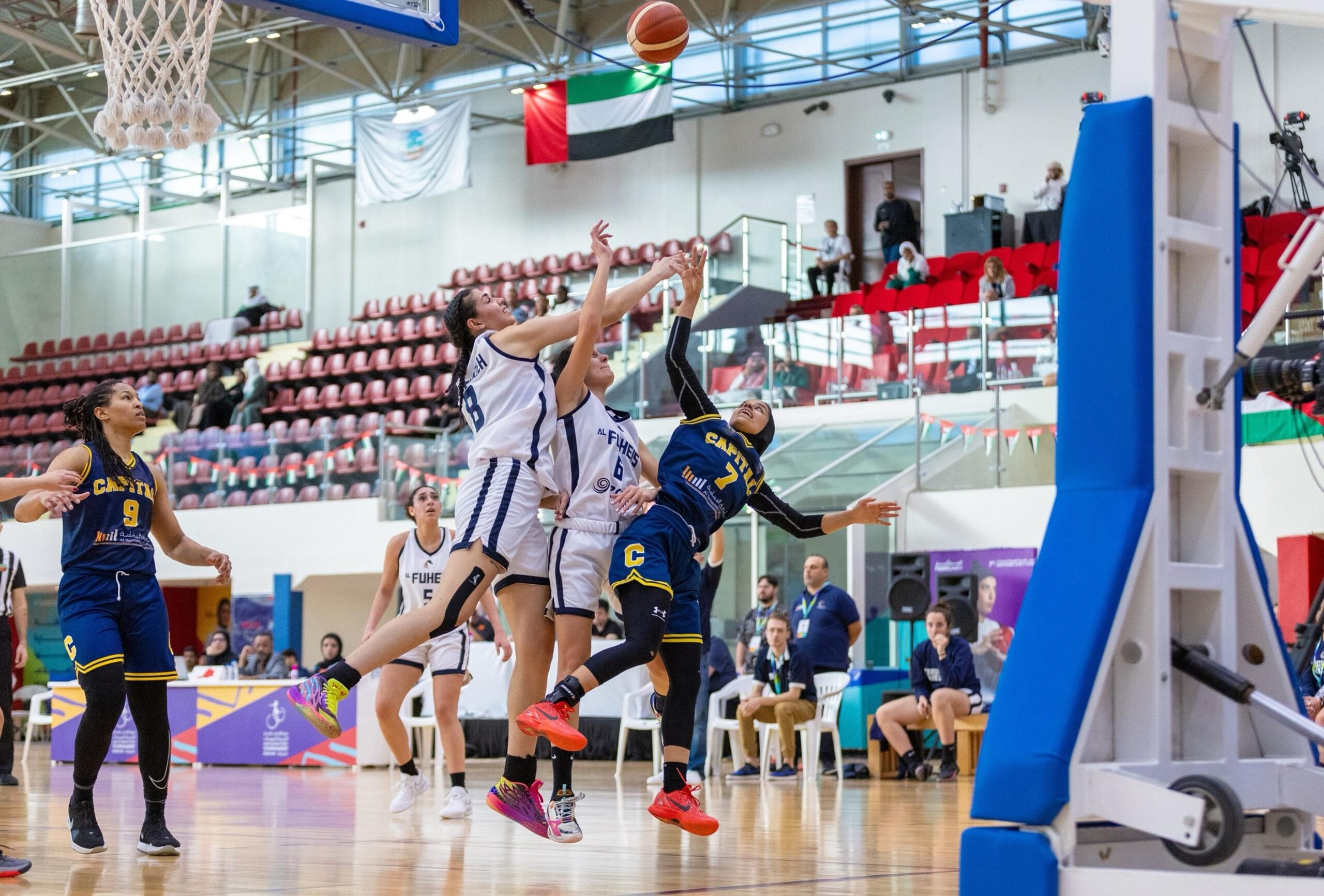 سلة العاصمة تخسر من القحيص الأردني وتلاقي الثورة غداً في دورة ألعاب الأندية العربية للسيدات