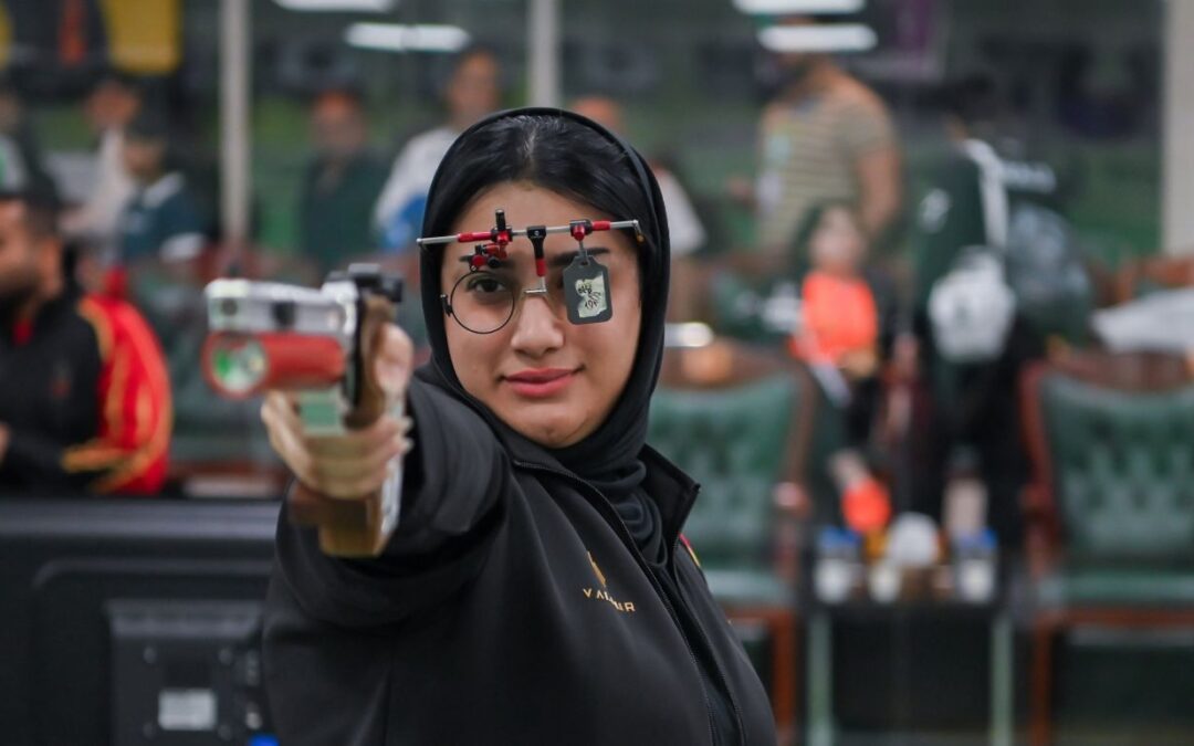 البحرينية موزة عبدالرحيم تحصد ذهبية المسدس في افتتاح رماية “عربية السيدات 2024”