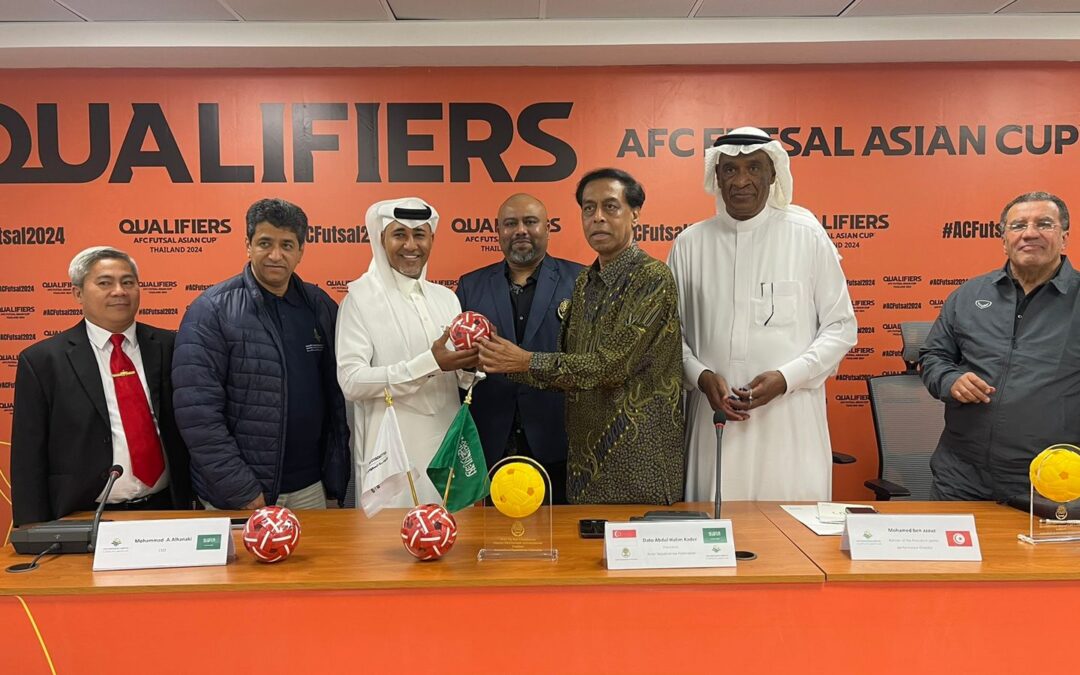 رئيس الاتحاد الأسيوي لكرة الركلة الأمين العام للأتحاد الدولي لكرة الركلة يشيد بأهتمام نادي الدمام السعودي باللعبة