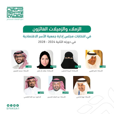 جمعية الأسر الاقتصادية تنتخب مجلس إدارتها الجديد.. والغربي أولًا