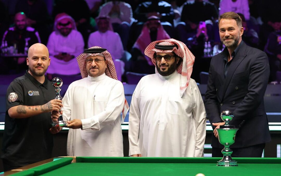 الدكتور الشمري يبارك نجاح بطولة موسم الرياض للسنوكر