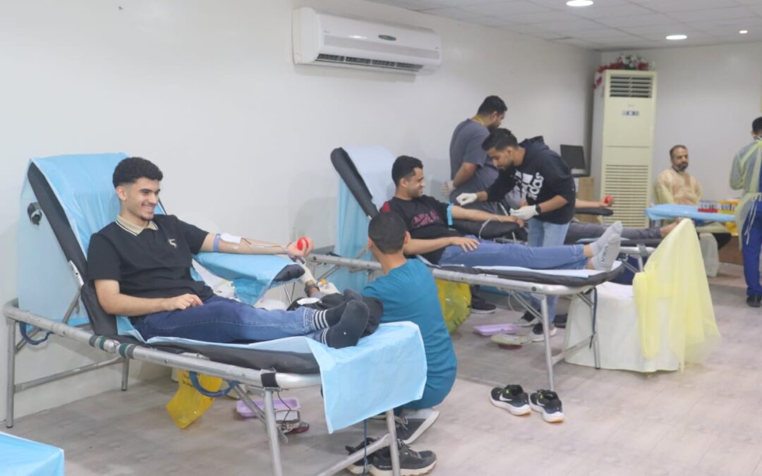حلة محيش ..٦٠ متقدما لتبرع بالدم في  “بجودك أحيا٨ “
