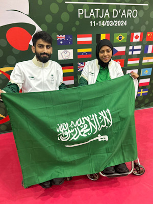 أخضر الطاولة يحقق ميداليتين فضية وبرونزية في بطولة اسبانيا الدولية