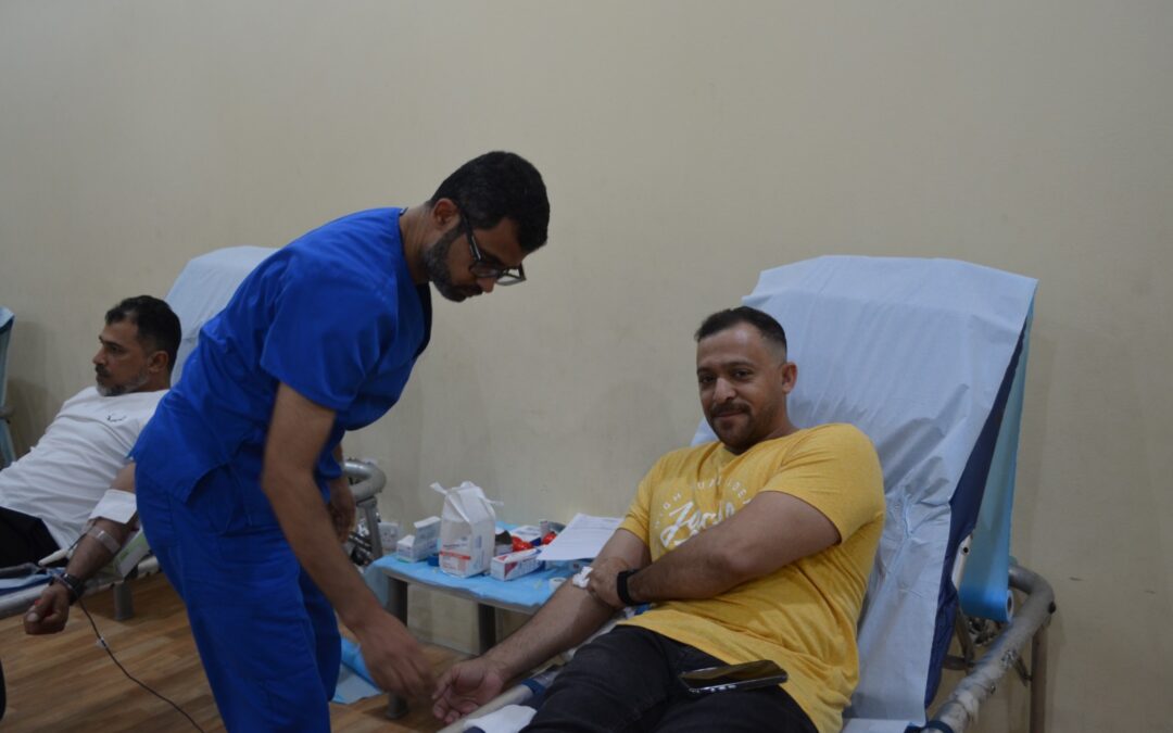 «ومن أحياها 18» تنطلق بـ 103 متقدم للتبرع بالدم وتطلع إلى الـمزيد