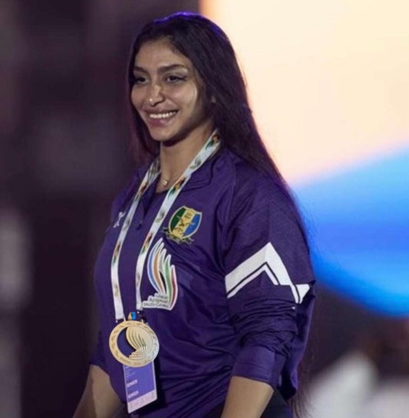 الكابتن نسرين فتحي : مارست 5 ألعاب الجمباز ورفع الاثقال والباور لفتنق والتجديف والجري وحققت 3 بطولات