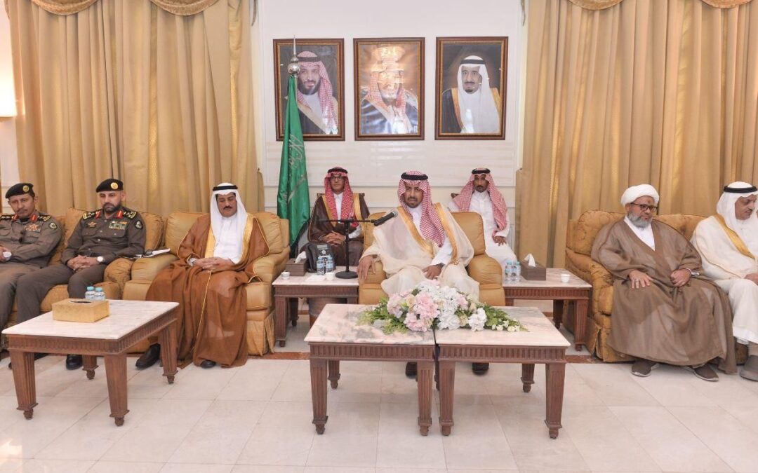 محافظ القطيف يلتقي جموع المهنئين بالفطر السعيد