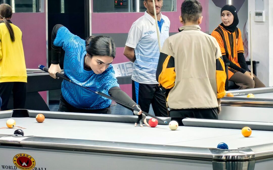 بطلة العرب تحقق المركز الثالث في أول مشاركة والنصر يتصدر ترتيب الجولة الثالثة من دوري قولدن سنت للبلياردو للسيدات