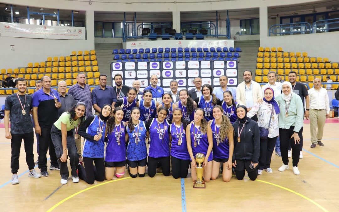 الزهور المصري بطلا  لسيدات الجمهورية لكرة السلة – 20 سنة ويحقق انجاز كبير
