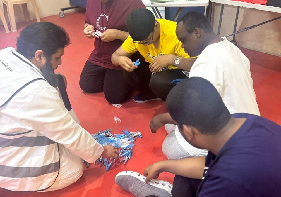 نادي الثقبة الرياضي ينظم ” مبادرة لأجل إبتسامتهم “