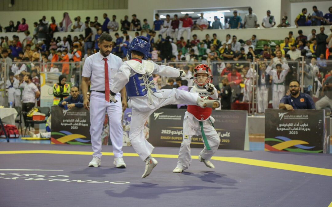 تايكوندو الشباب يهيمن على بطولتي البراعم والناشئين والحريق يزاحم الكبار