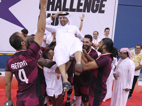 رئيس الاتحادين القطري وغرب آسيا : لاعبينا على قدر المسؤولية وحققوا البطولة  ومنتخب باكستان كان منافساً شرساً