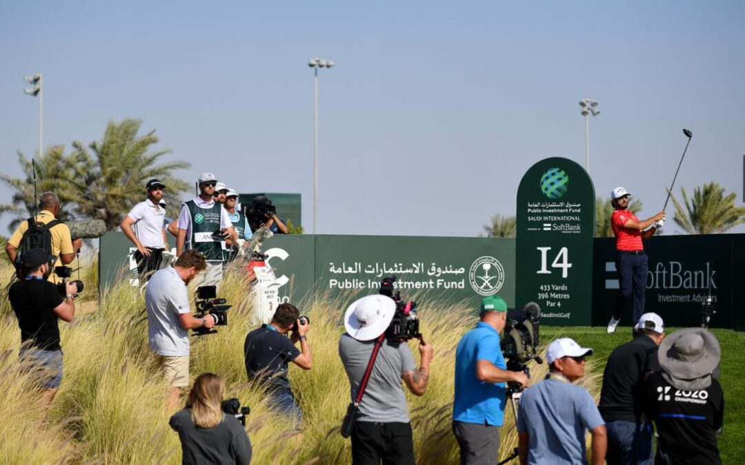 بطولة السعودية الدولية للجولف المقدمة من صندوق الاستثمارات العامة برعاية سوفت بنك للاستشارات الاستثمارية لأول مرة في الرياض