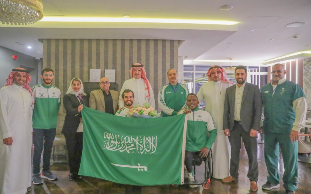 السفير ال الشيخ يستقبل وفد المنتخب للسعودي لرفع الاثقال البارالمبي المشارك في بطولة العالم بجورجيا