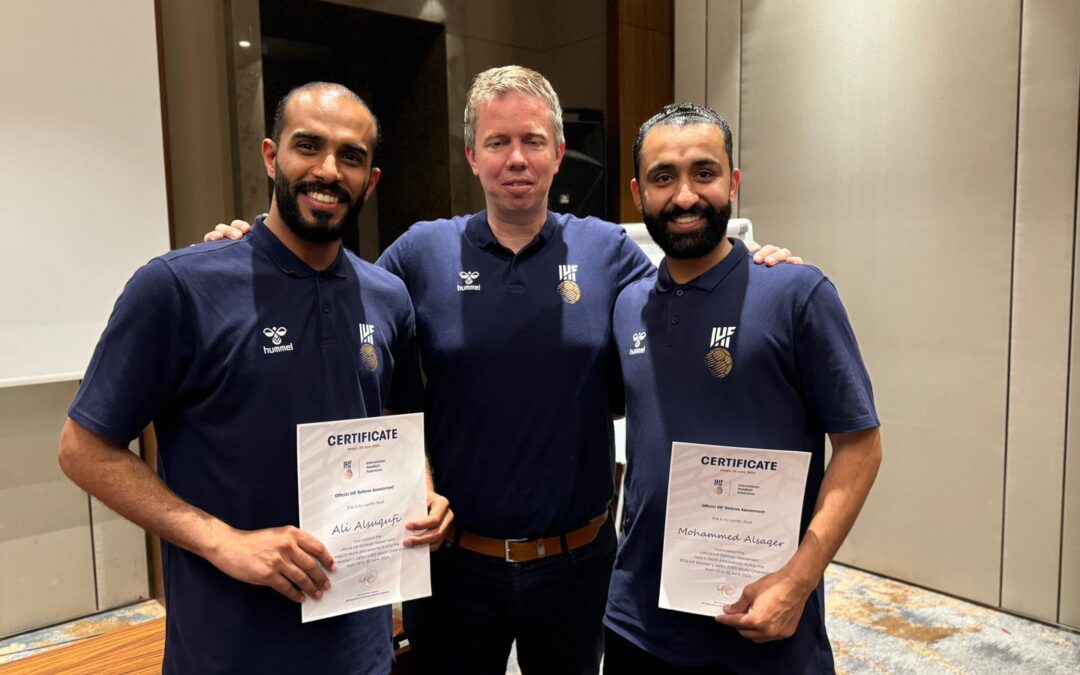 الصقر والسقوفي يتقلدان «الشارة الدولية»