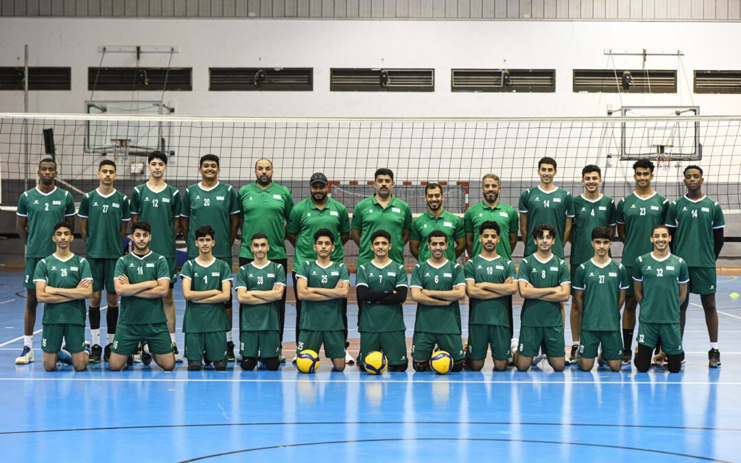 ناشئو أخضر الطائرة في البطولة العربية الأولى