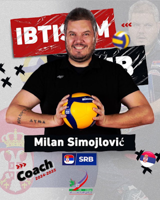 نادي الابتسام يتعاقد مع الصربي “Milan Simojlović ” ‏لقيادة الفريق الأول ‏لكرة الطائرة  للموسم الرياضي 2024-2025