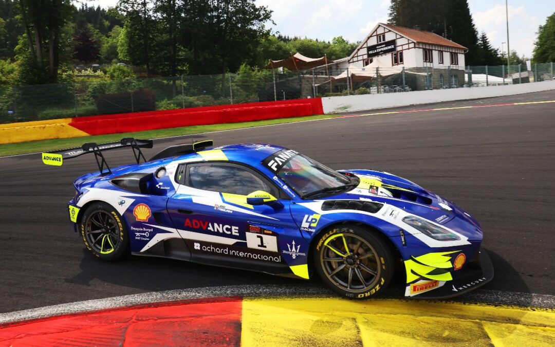 فريق مازيراتي يحقق المركزين الأول والثاني في الجولة الثالثة من سلسلة Fanatec GT2 الأوروبية في سبا